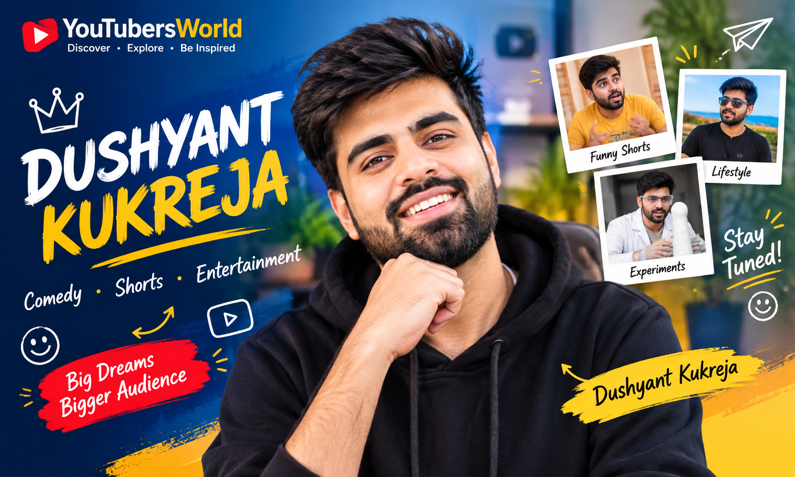 Dushyant Kukreja - Youtubersworld