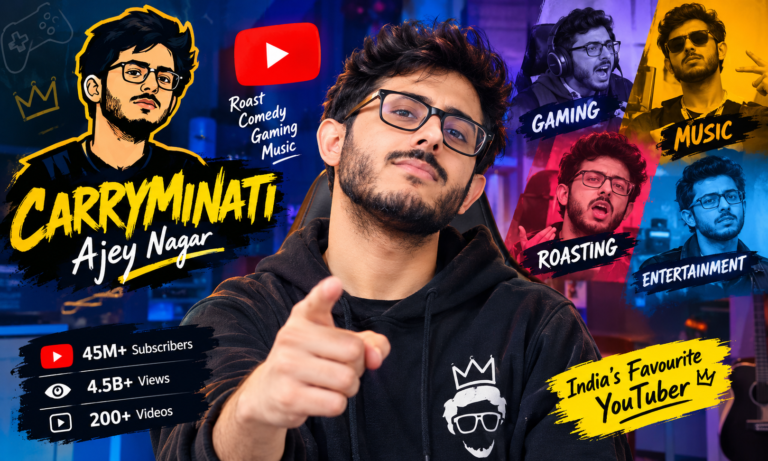 CarryMinati Ajey Nagar Indian YouTuber and gamer